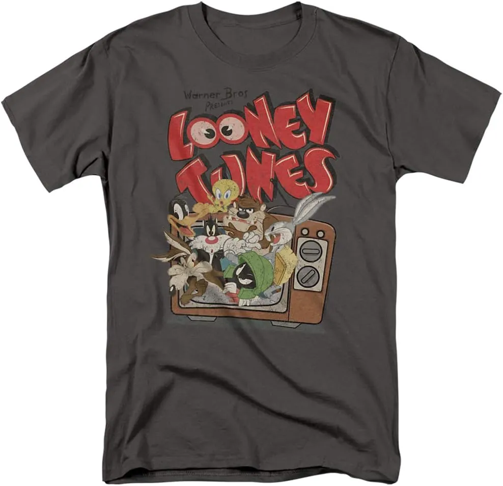 Looney Tunes Saturday Mornings Unisex Adult T Shirt for Men and Woman