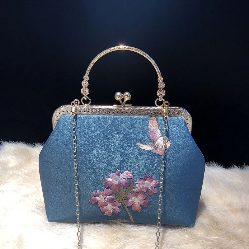 Lorene Vintage Embroidered Purse