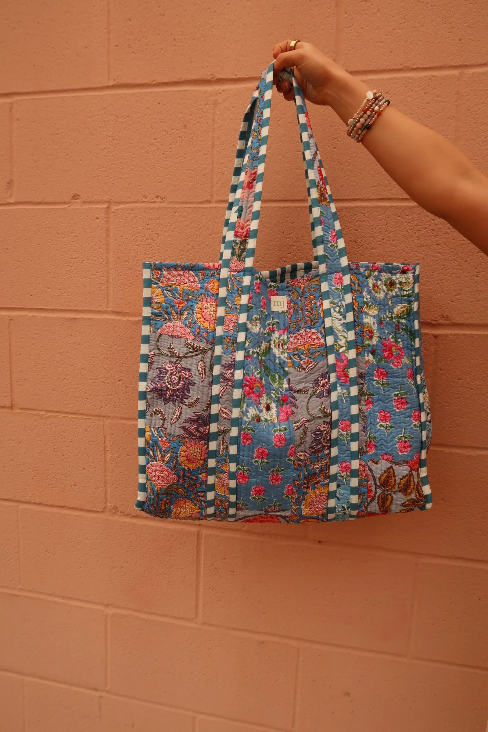 Loretta Quilted Tote Bag
