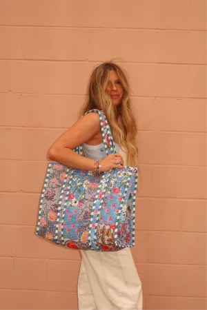 Loretta Quilted Tote Bag