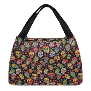 Lots of Skulls Portable Tote Lunch Bag