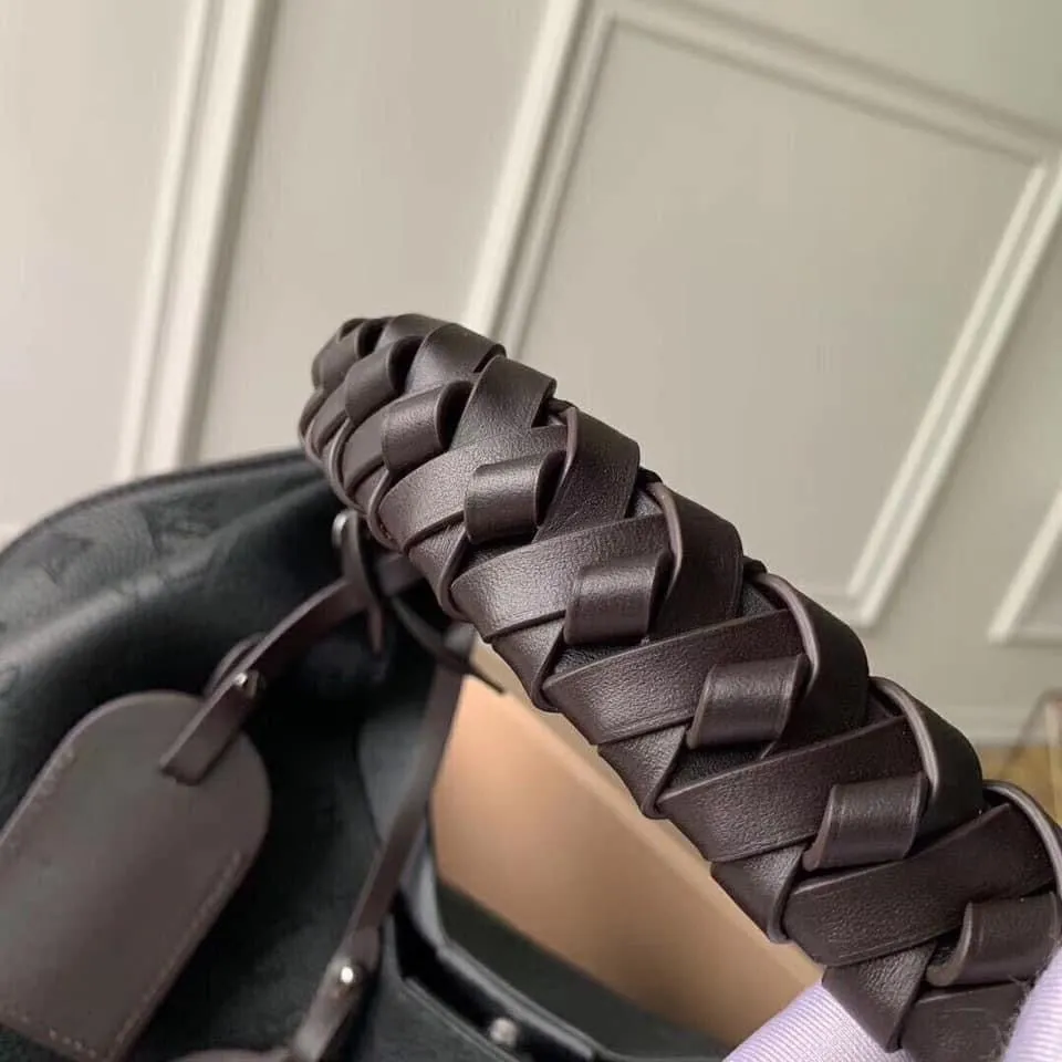 Louis Vuitton Carmel Mahina Leather Black Bag