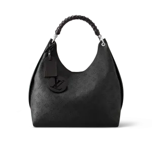 Louis Vuitton Carmel Mahina Leather Black Bag