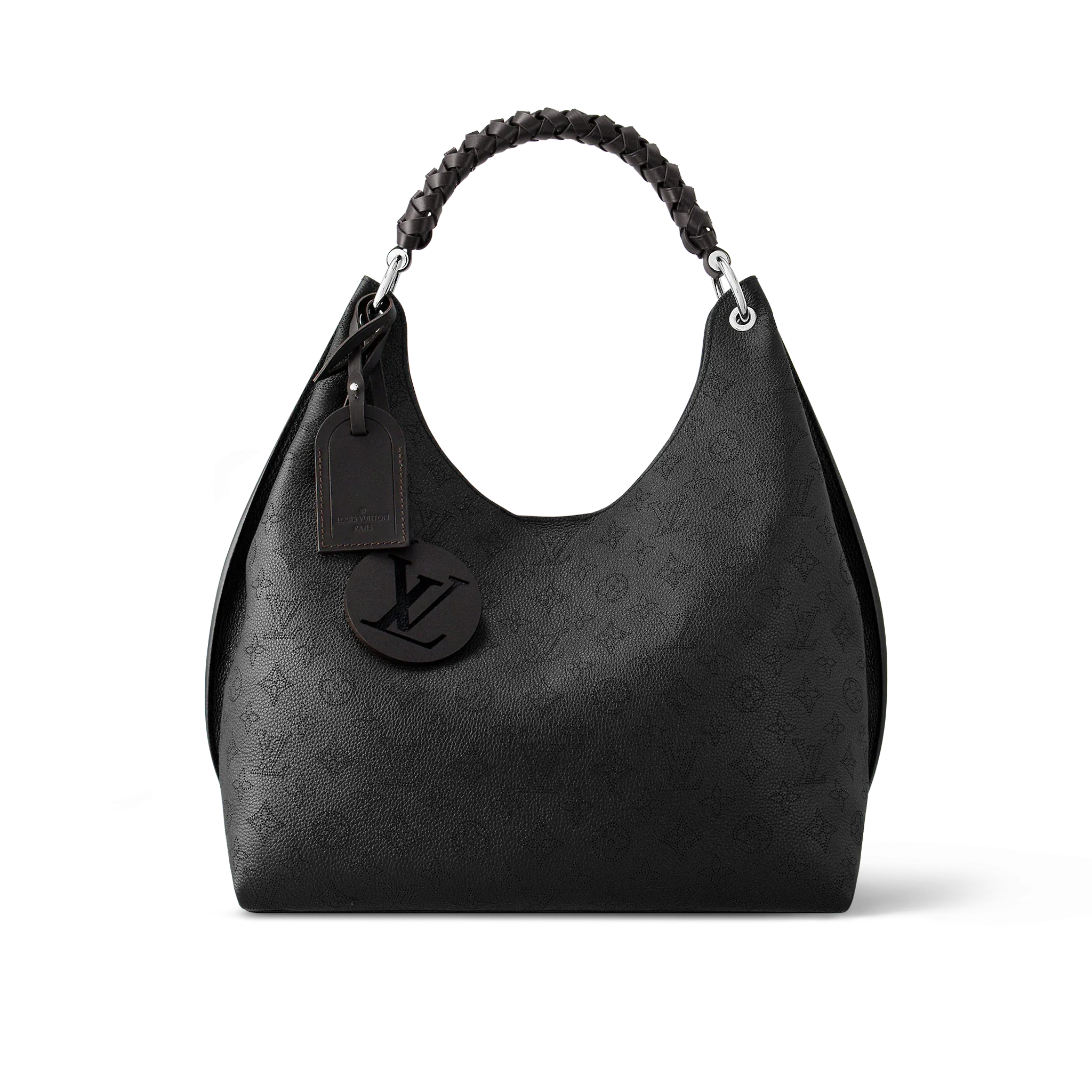 Louis Vuitton Carmel Mahina Leather Black Bag
