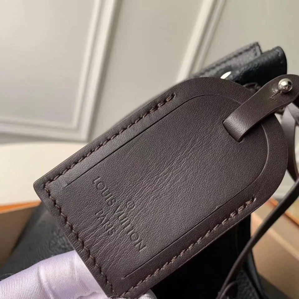Louis Vuitton Carmel Mahina Leather Black Bag