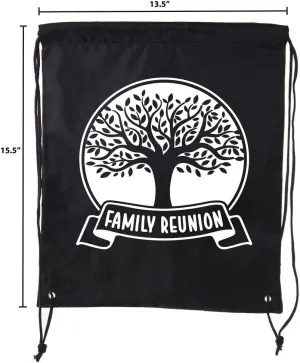 Mato & Hash Family Reunion Gift Bags for Family Reunion Favors | Drawstring Bags