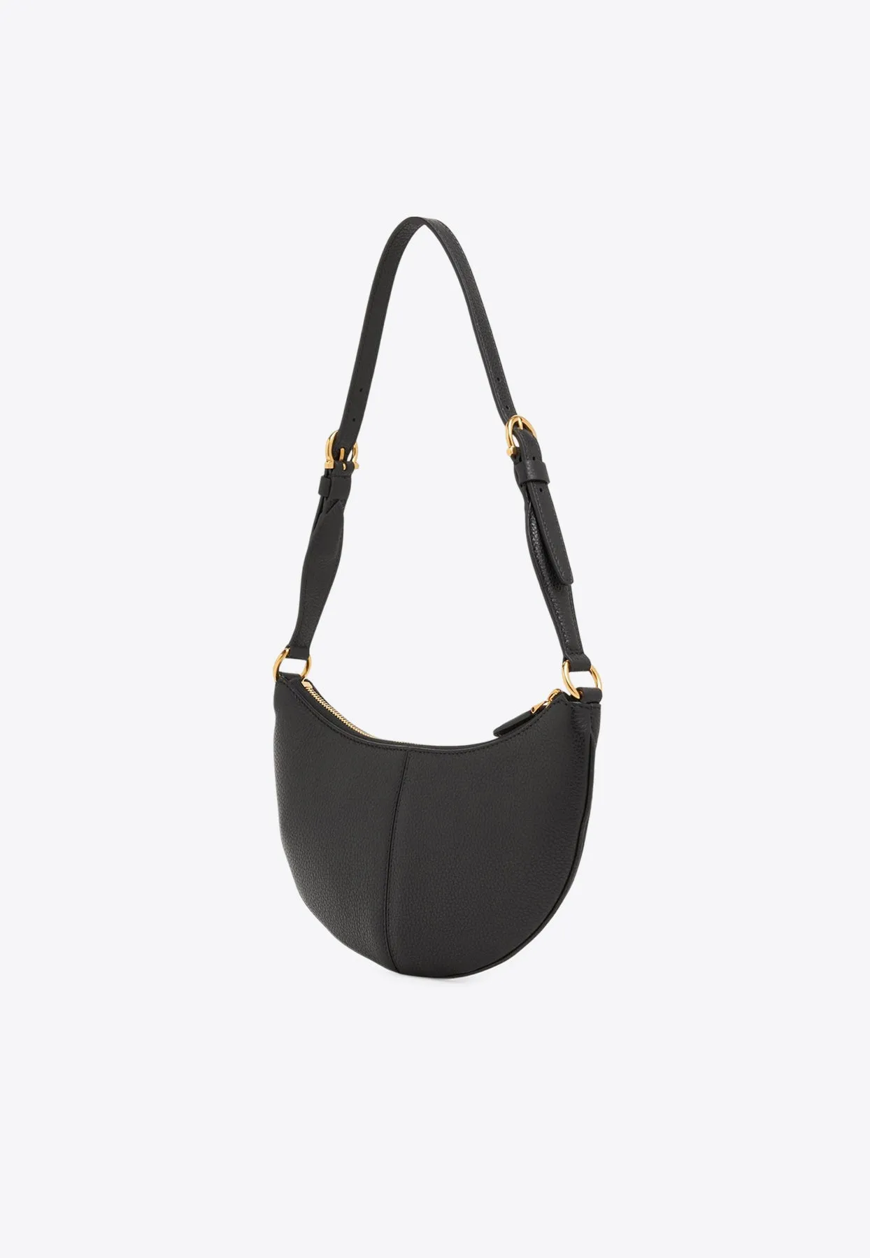 Maxi Gancini Leather Shoulder Bag