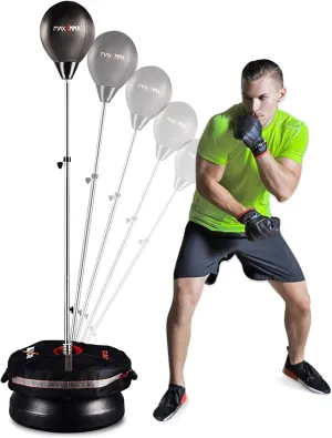 MaxxMMA Speed-Adjustable Freestanding Reflex Bag   MaxxMMA Core Training Weight Bag Multifunctional 3-in-1