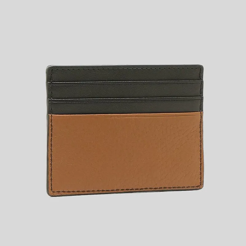 Michael Kors Cooper Pebble Leather Tall Card Case Luggage RS-36F9LC0D2L