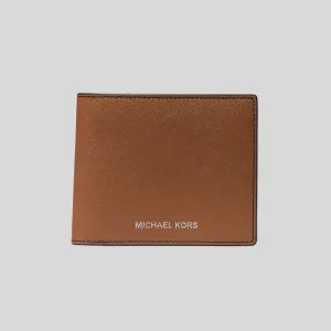 Michael Kors Harrison Crossgrain Leather Billfold Wallet With Coin Pocket Luggage RS-36U9LHRF3L