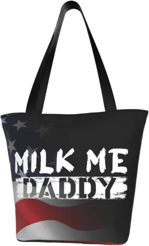 Milk Me Daddy Fashion Shoulder Bag Large Capacity For Man Or Woman