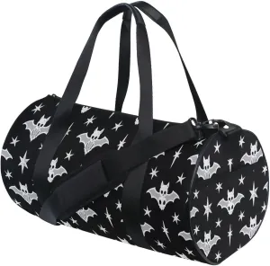 MNSRUU Sports Duffel Bags, Star Bat Athletic Gym Bag Overnight Workout Travel Tote Luggage for Men Women Yoga
