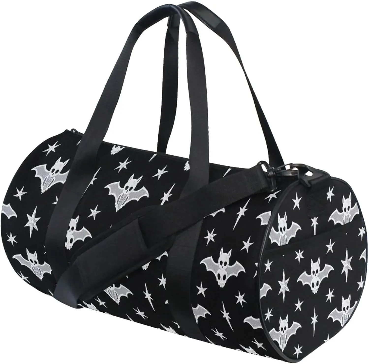 MNSRUU Sports Duffel Bags, Star Bat Athletic Gym Bag Overnight Workout Travel Tote Luggage for Men Women Yoga
