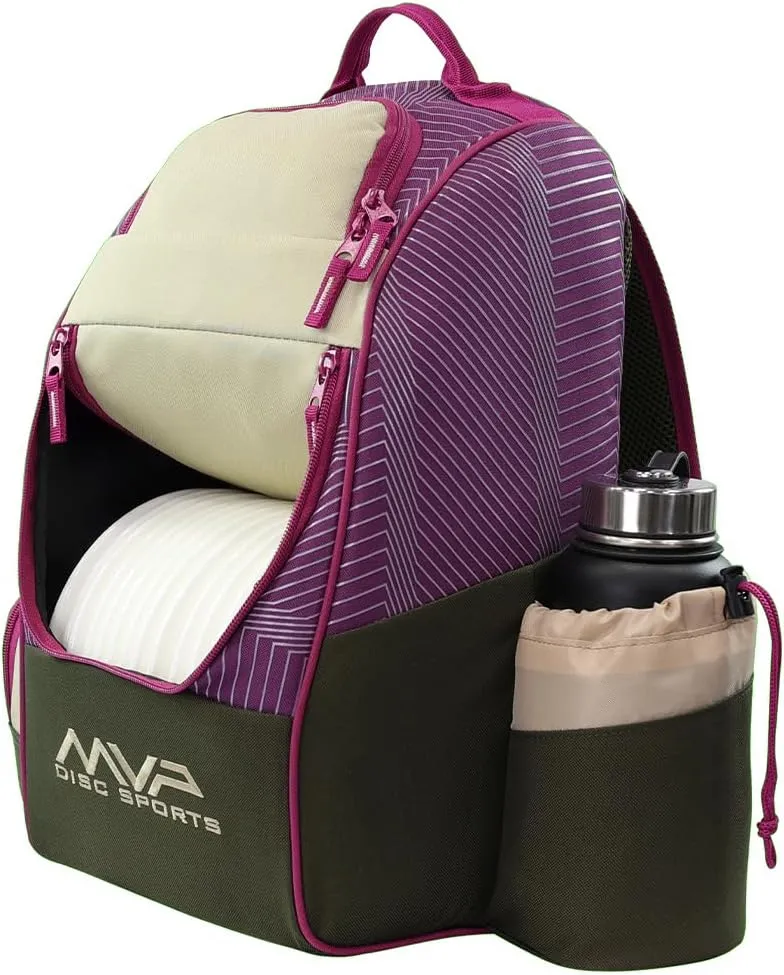 MVP Disc Sports Shuttle Disc Golf Backpack Bag (Choose Your Style and Color)