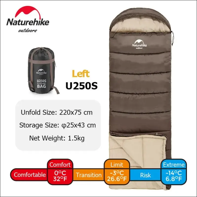 Naturehike sleeping bag ultralight cotton winter sleeping bag lightweight waterproof sleeping bag