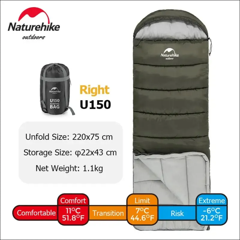 Naturehike sleeping bag ultralight cotton winter sleeping bag lightweight waterproof sleeping bag