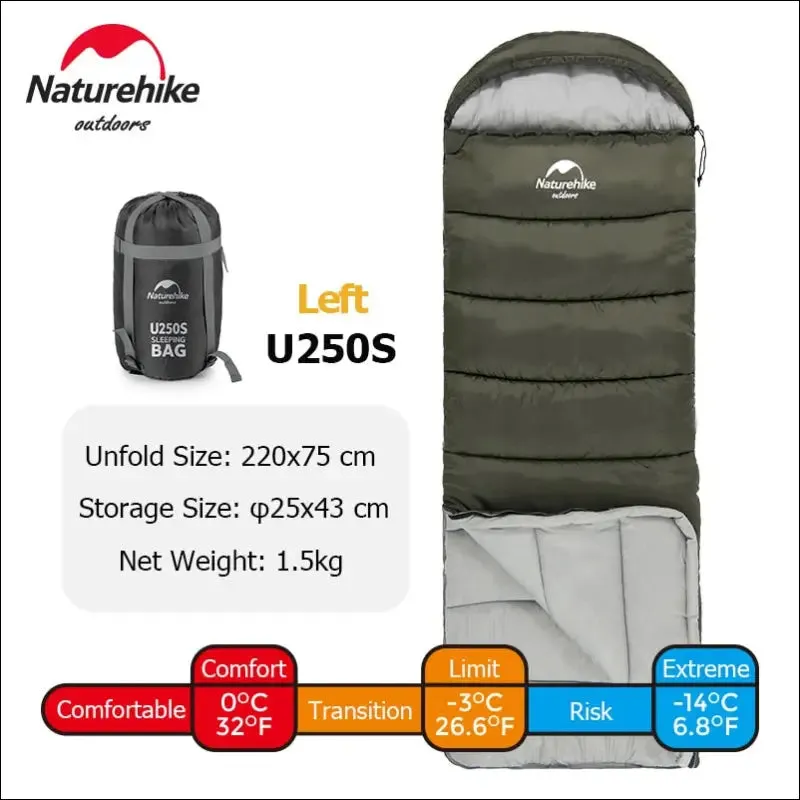 Naturehike sleeping bag ultralight cotton winter sleeping bag lightweight waterproof sleeping bag