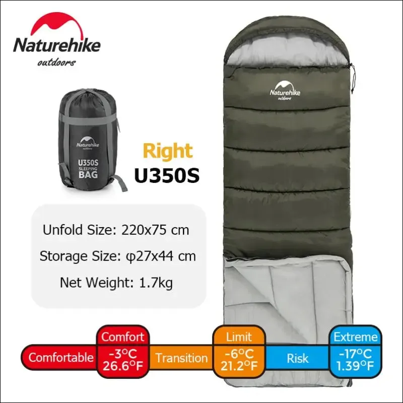Naturehike sleeping bag ultralight cotton winter sleeping bag lightweight waterproof sleeping bag