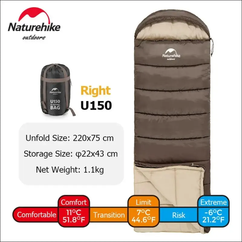 Naturehike sleeping bag ultralight cotton winter sleeping bag lightweight waterproof sleeping bag
