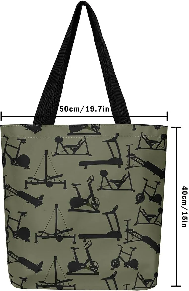 Nautical Canvas Tote Bag for Women,Compass Boat Anchor Large Capacity Gym Bag Ocean Cotton Bags