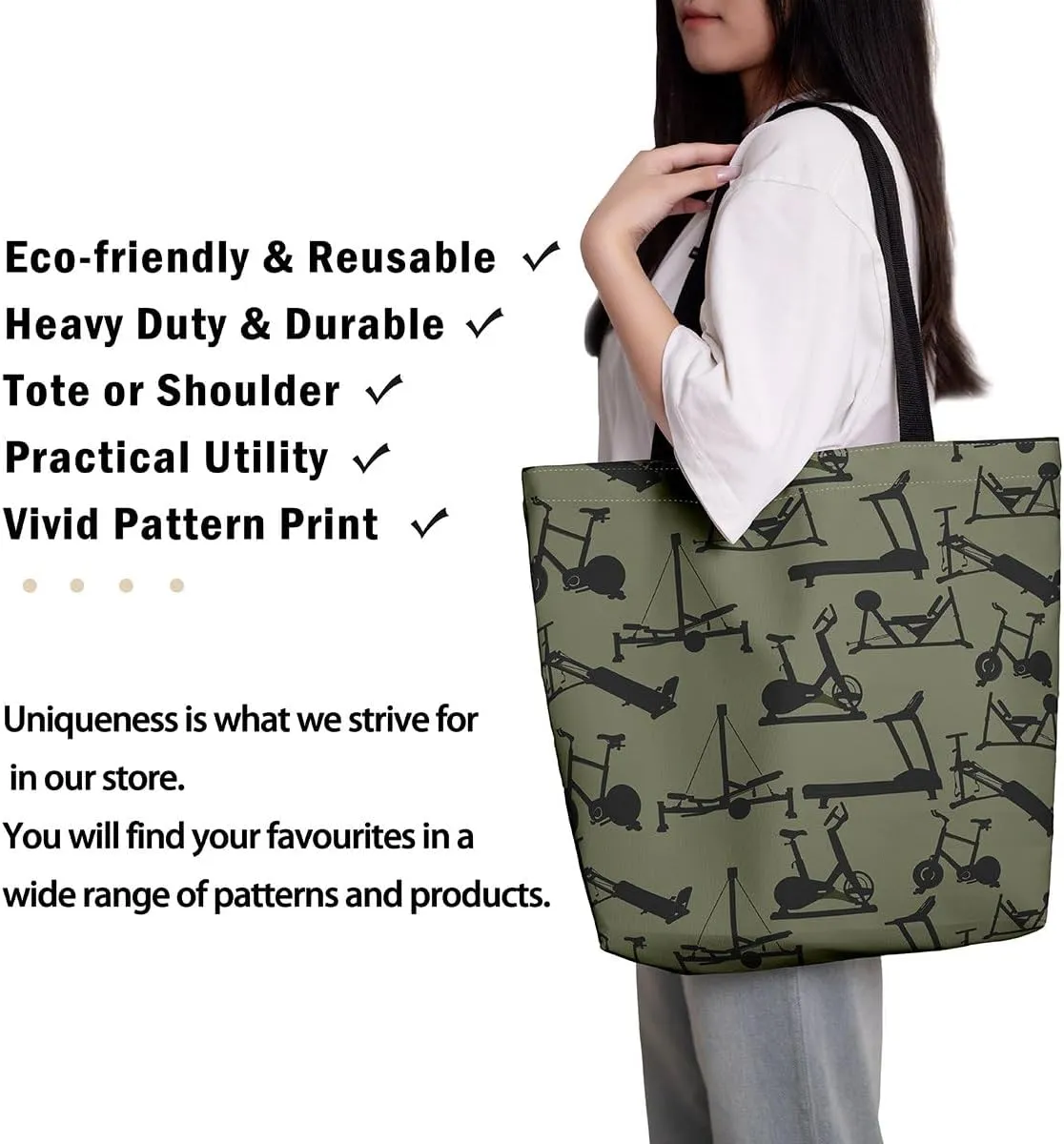 Nautical Canvas Tote Bag for Women,Compass Boat Anchor Large Capacity Gym Bag Ocean Cotton Bags
