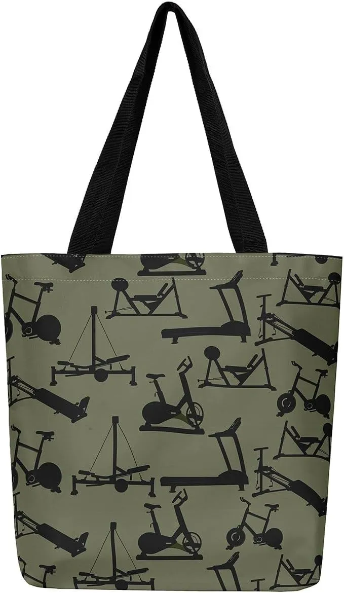 Nautical Canvas Tote Bag for Women,Compass Boat Anchor Large Capacity Gym Bag Ocean Cotton Bags