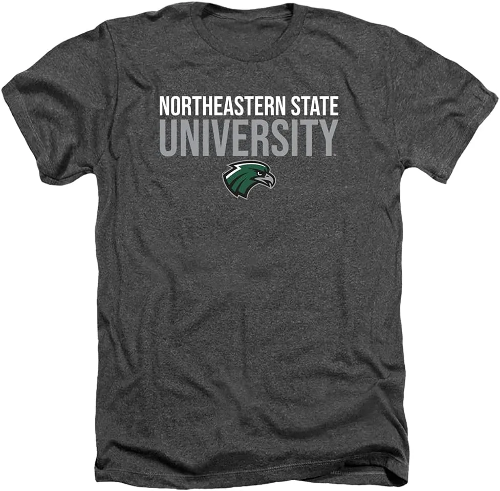Northeastern State University Official Stacked Unisex Adult T Shirt