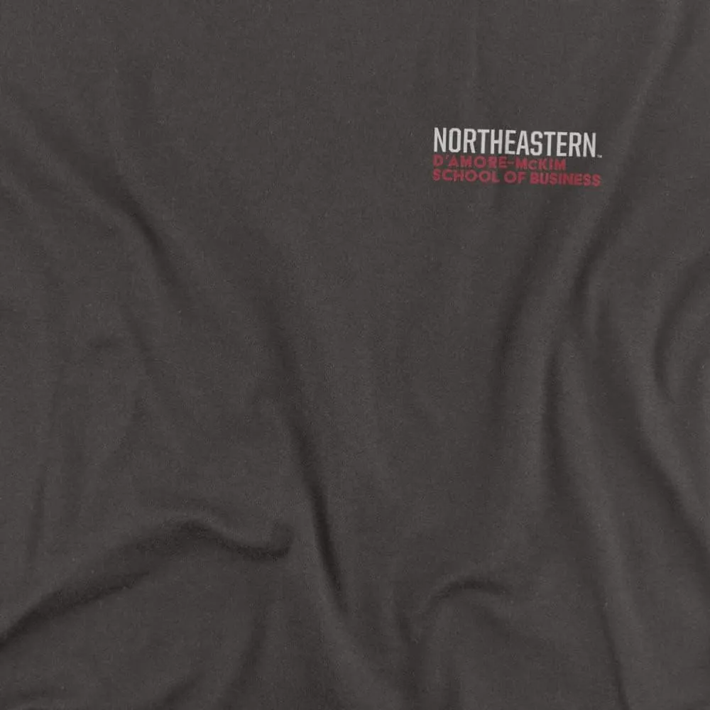 Northeastern University Official D'More-Mckim School of Business Left Chest Logo Youth Kids Boy/Girls T Shirt