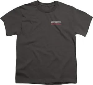 Northeastern University Official D'More-Mckim School of Business Left Chest Logo Youth Kids Boy/Girls T Shirt