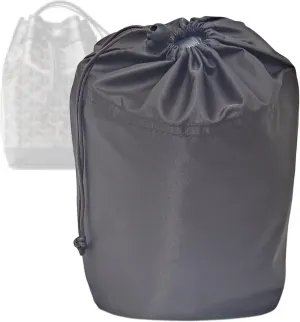 Nylon Purse Organizer for Goyard Petit Flot Inserts with a Zipper Closer Waterproof Bag in Bag Shapers
