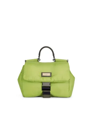 Nylon Sicily crossbody bag with branded plate