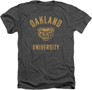 Oakland University Official One Color Grizzlies Logo Unisex Adult T Shirt