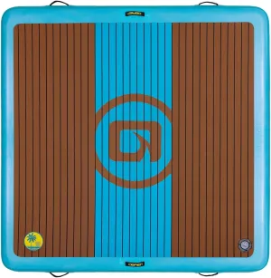 O'Brien 7ft x 7ft Inflatable Floating Party Deck for Lakes & Rivers