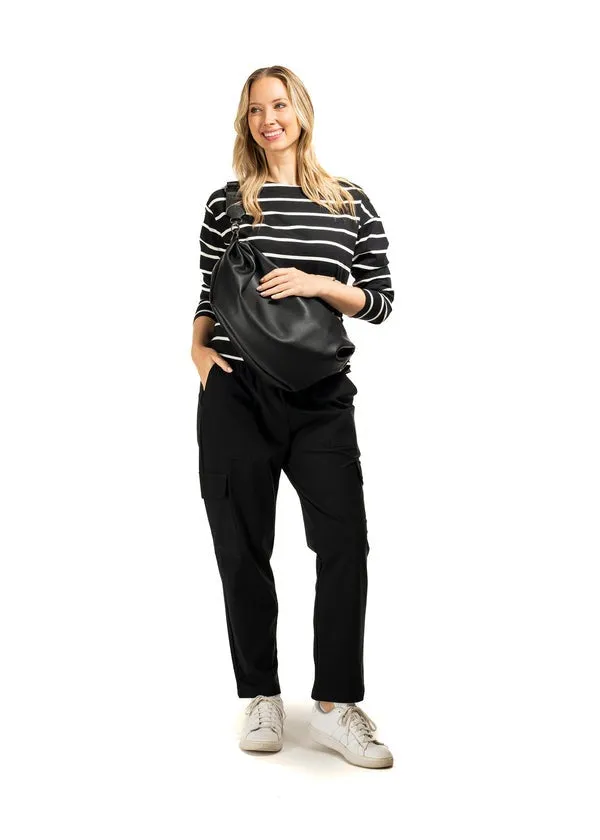 Ollie Solo Pebbled Sling Bag