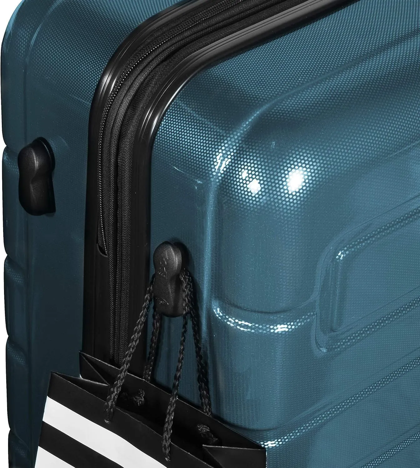 Olympia U.S.A. Nema 22-inch Carry On Luggage Expandable Lightweight Hardside Double 4 Wheel Spinner Suitcase with TSA Lock and Hidden Laptop Compartment