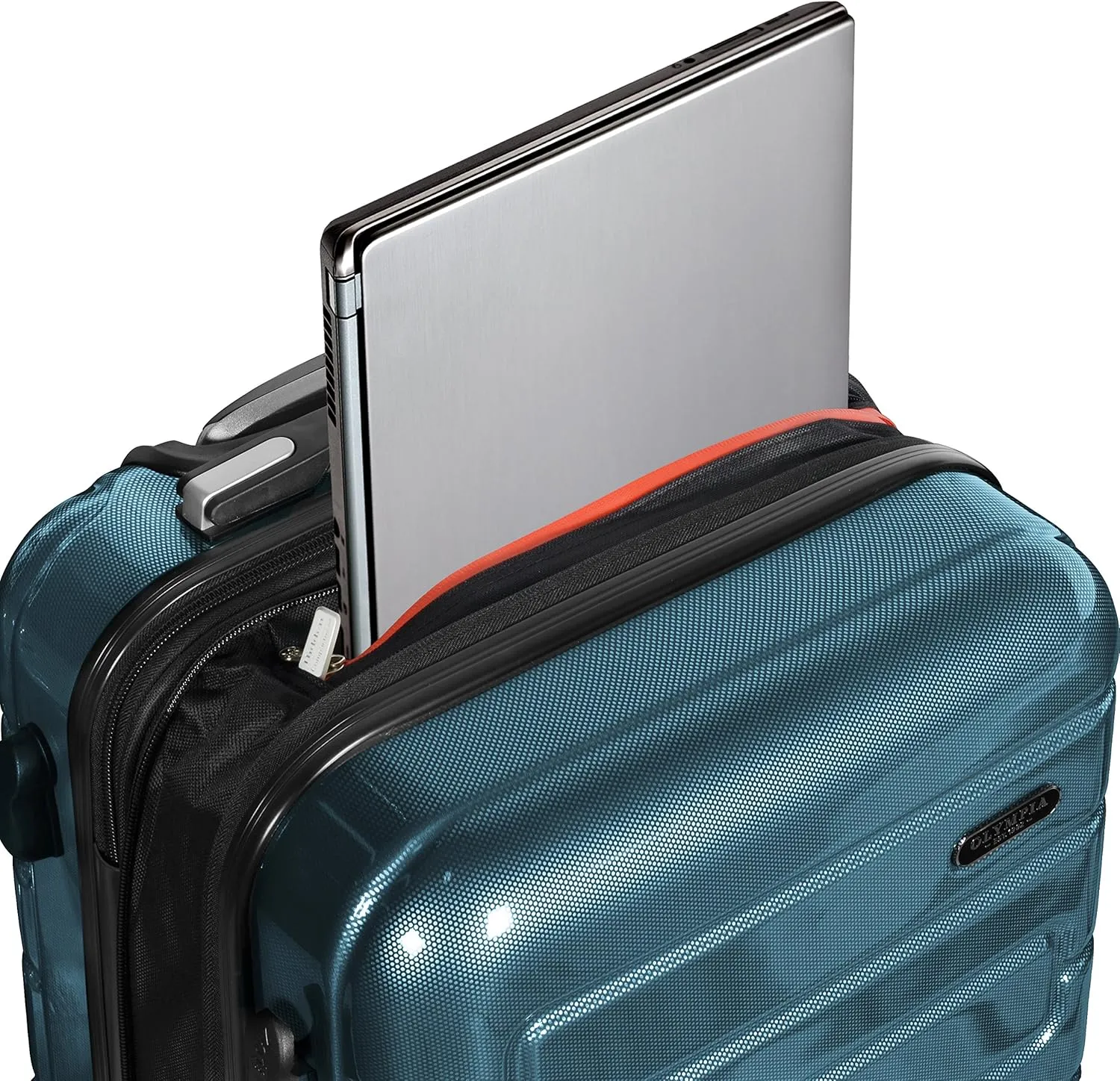 Olympia U.S.A. Nema 25-inch Luggage Expandable Lightweight Hardside Double 4 Wheel Spinner Suitcase with TSA Lock and Hidden Laptop Compartment