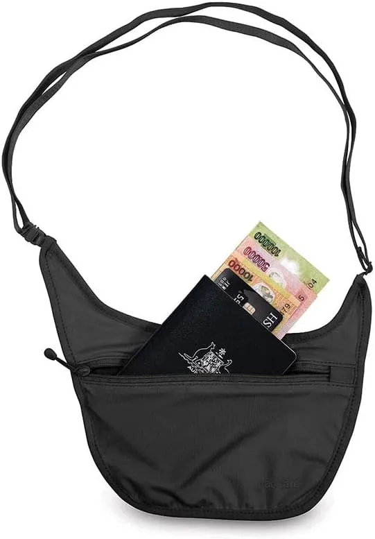Pacsafe Coversafe S80 Anti-Theft Secret Body Pouch, Black