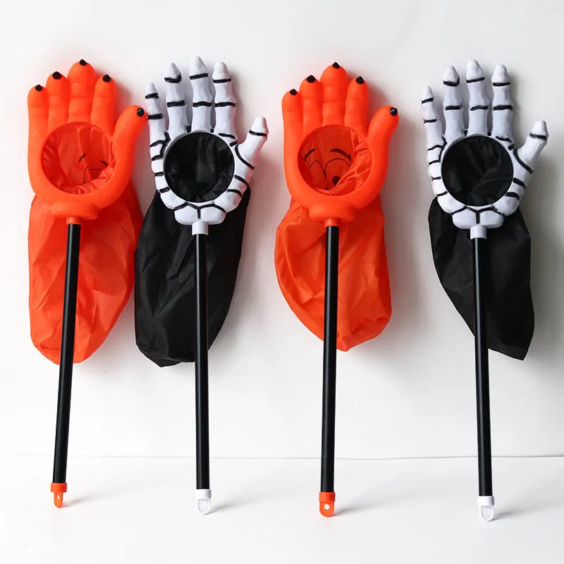 Palm Skull Pumpkin Candy Bag