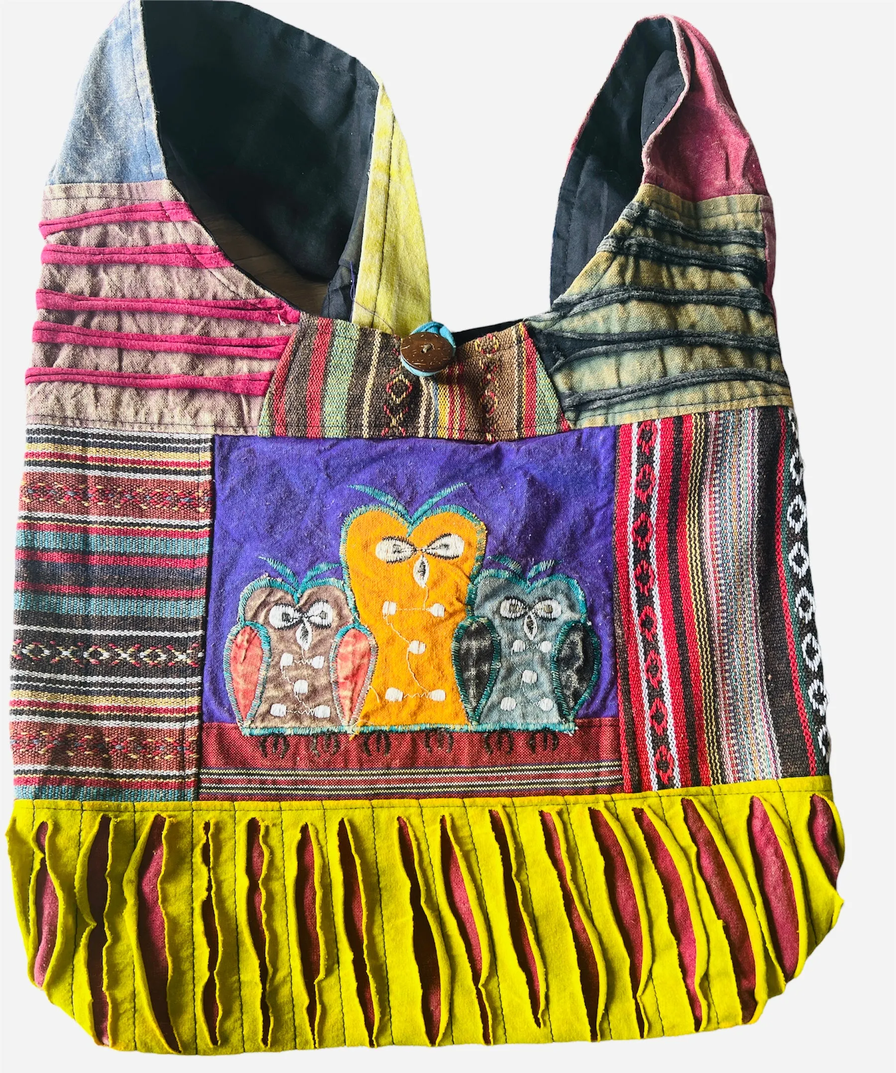 Patchwork cross shoulder bag