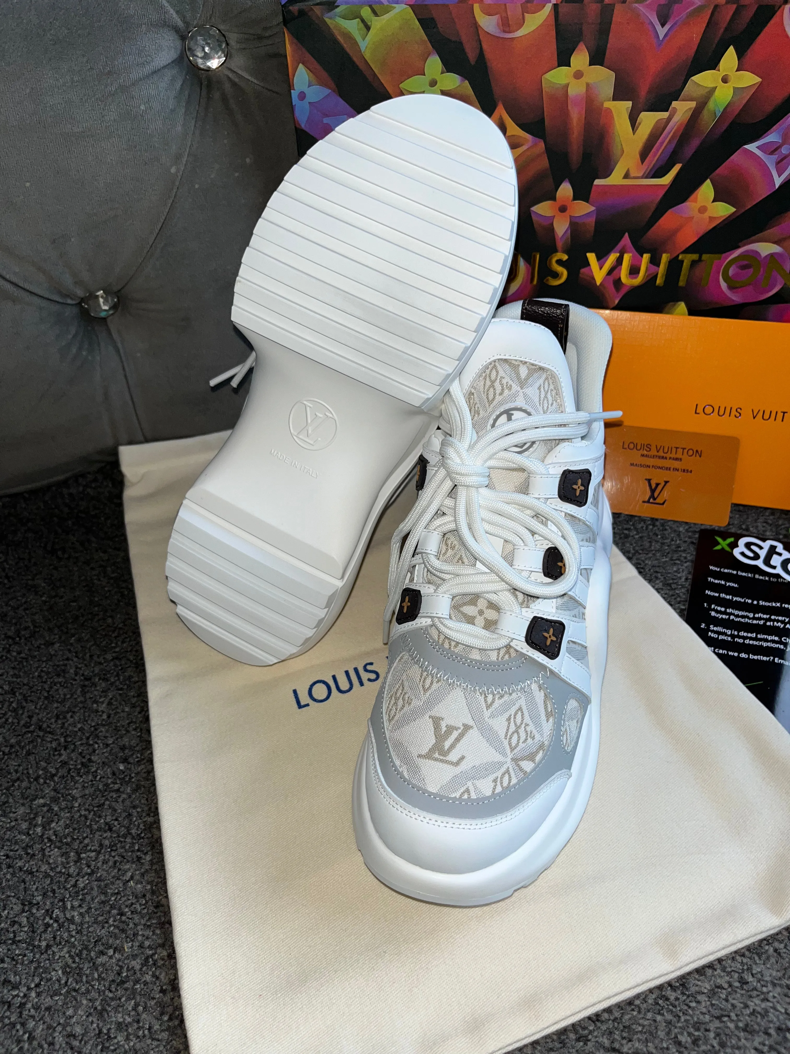 Patterned Arch Trainers