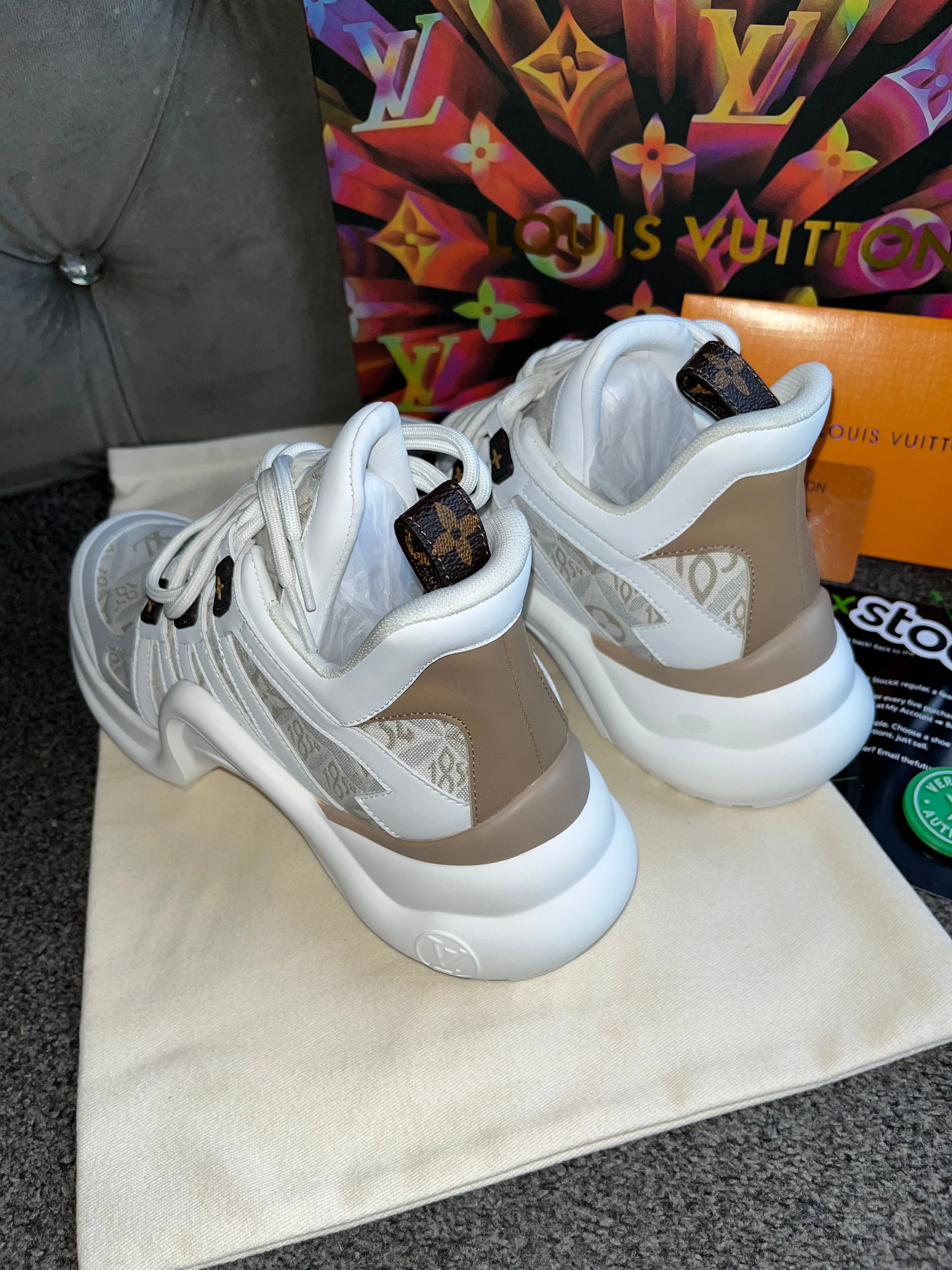 Patterned Arch Trainers