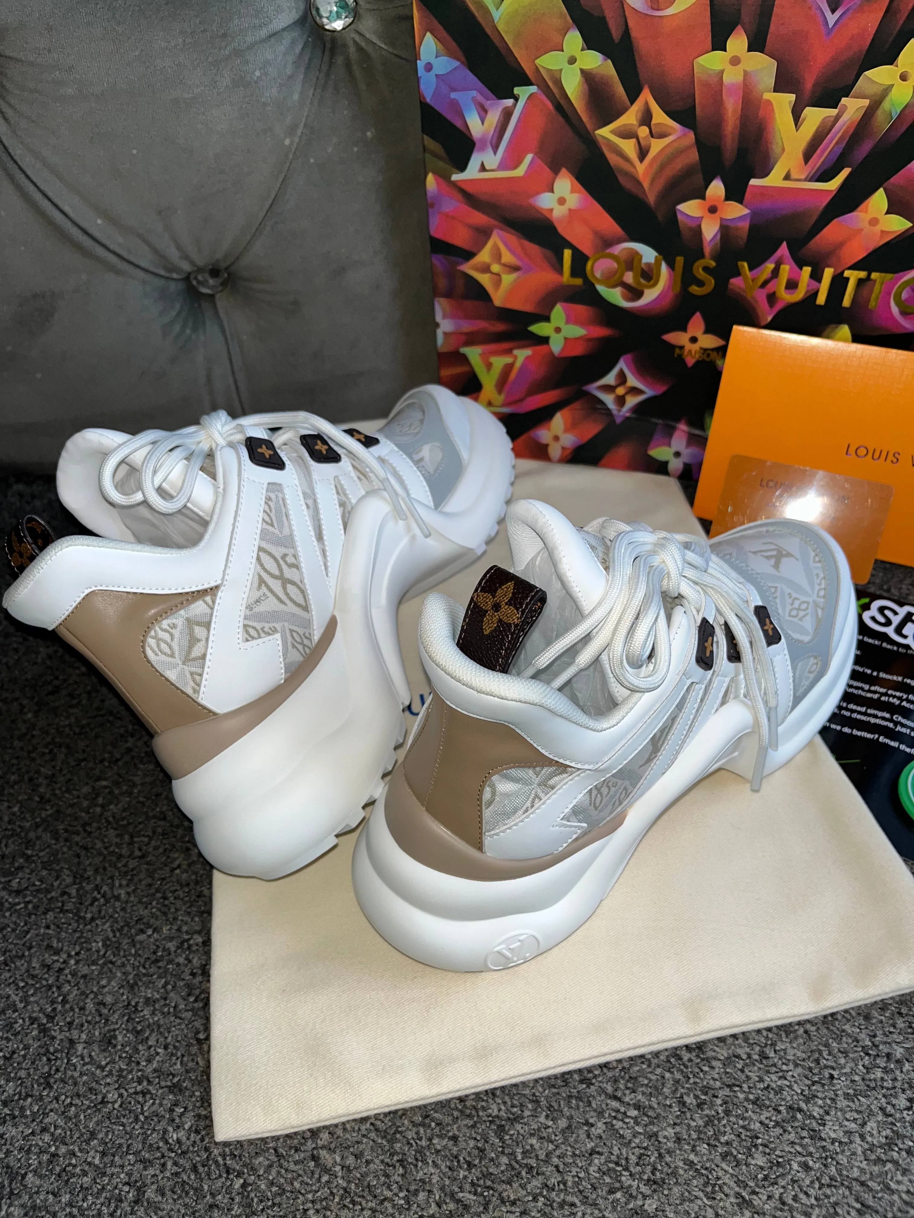 Patterned Arch Trainers