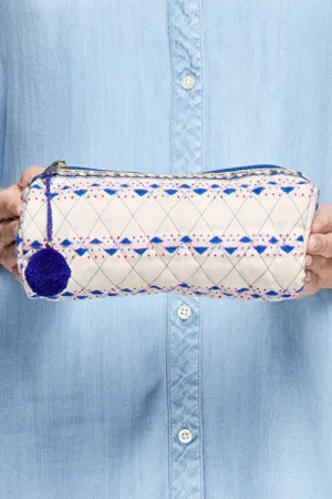 Patterned Cosmetic Pouch