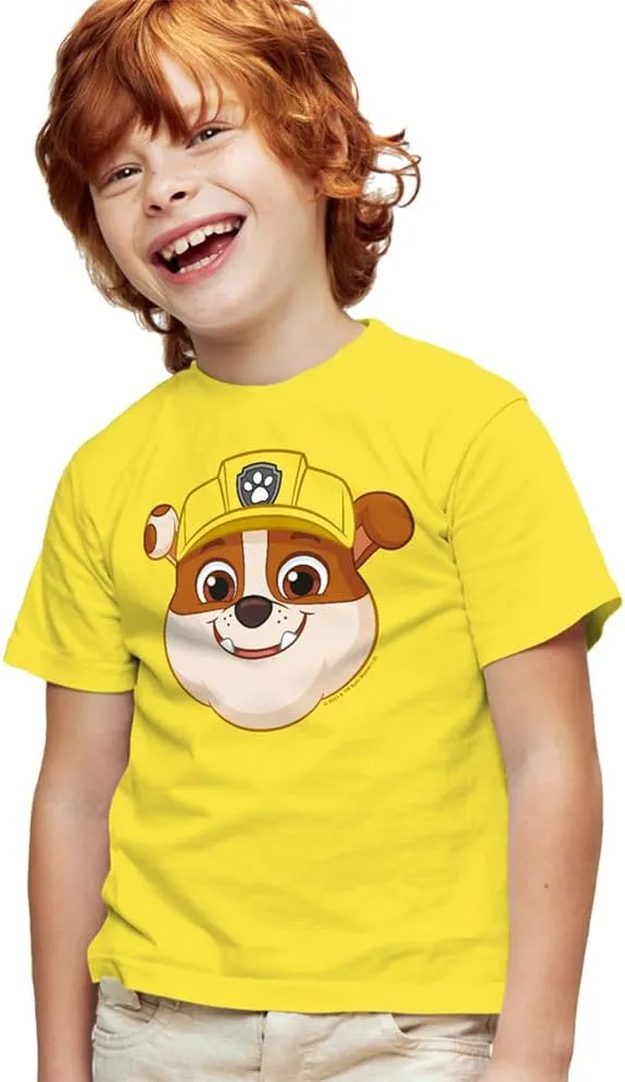 Paw Patrol Faces Kids T-Shirt for Youth Toddler Boys and Girls