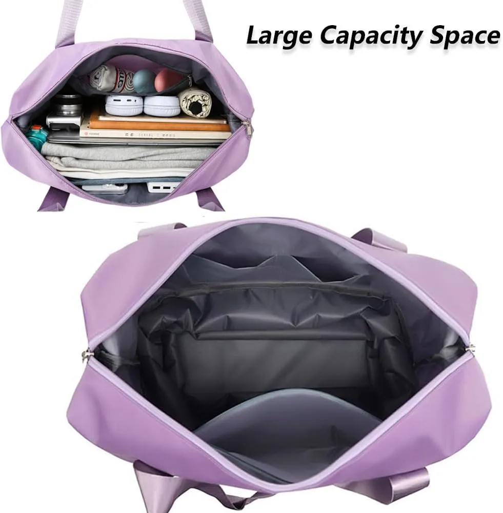 Pepepo Travel Bag with Wheel, Kulken Travel Bags with Wheels, Large Expandable Bag with Removable Wheels (gray)