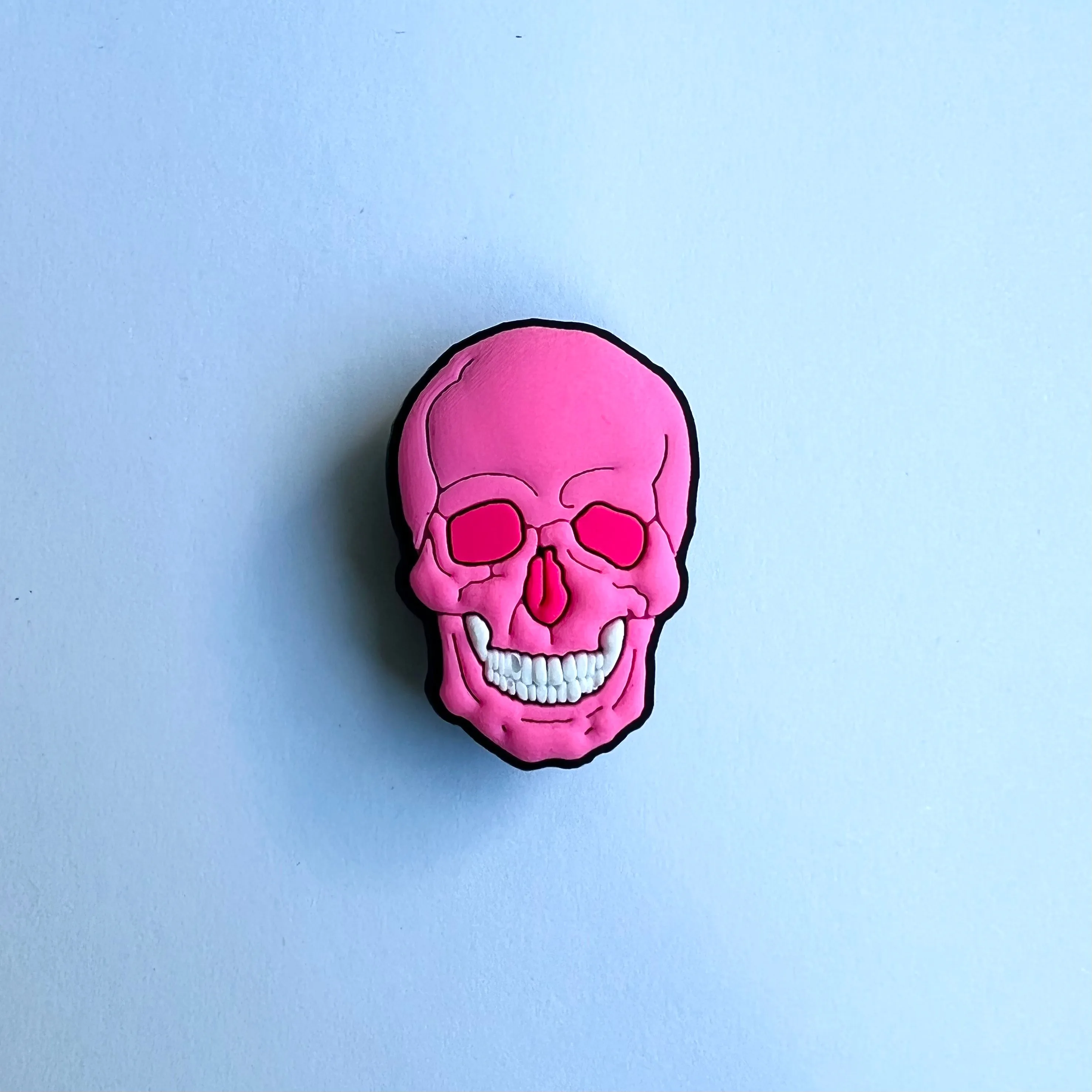 Pink Skull Charm