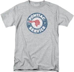 Pontiac Famous GM Automobiles Vintage Pontiac Service Sign Adult T-Shirt Tee