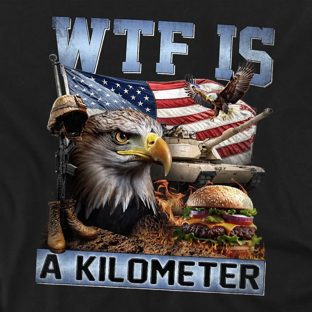 Popfunk America WTF is a Kilometer Unisex Adult Tank Top