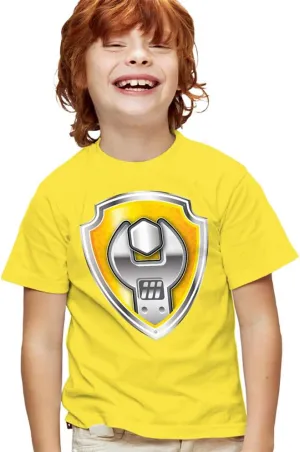Popfunk Classic Paw Patrol Badges Kids T-Shirt for Youth Toddler Boys and Girls Collection