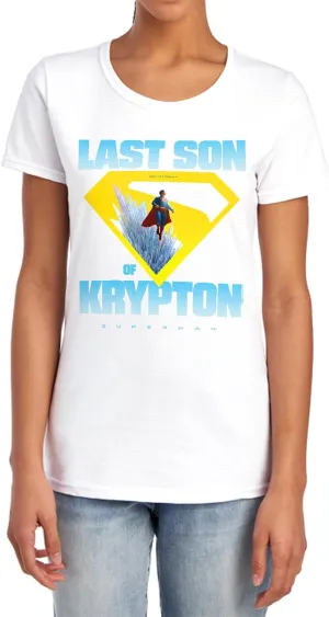 Popfunk Superman 2025 Last Son of Krypton Women's T Shirt